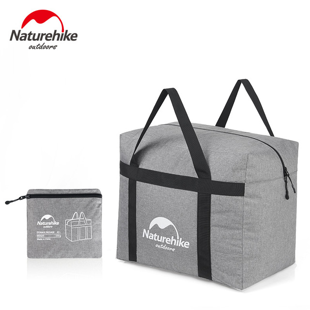 149095 Сумка-баул для зберігання портативна Naturehike NH17S021-M, 45 л, сірий - Зображення 1