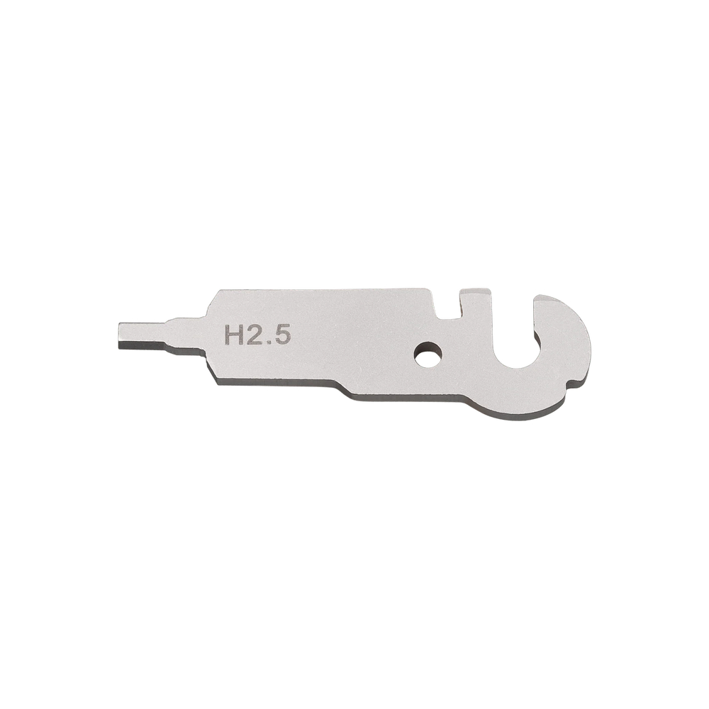 25mm-hex-wrench-short-1-slot-354256 Змінний інструмент FTS1-14 до мультитула Roxon Flex S804 (шестигранний ключ 2,5 мм) - Зображення 1