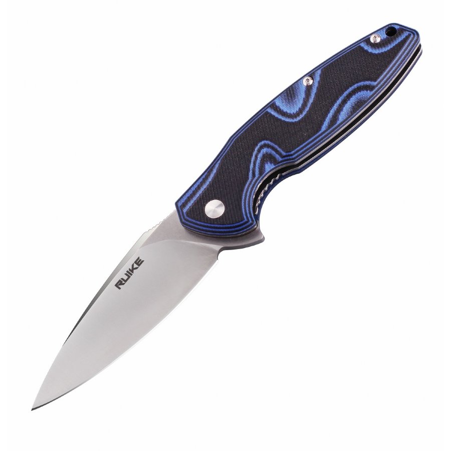 27083.900x0 Ніж складаний туристичний Ruike Fang P105-Q, (9.2 см) 14C28N / G10 синій - Зображення 1