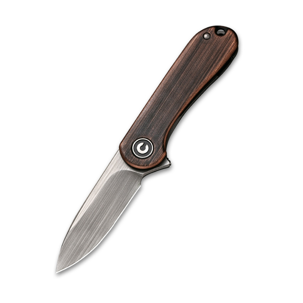275502.970 Ніж складаний кишеньковий Civivi Mini Elementum Flipper, (4.7 см) 14C28N / Copper коричневий - Зображення 1