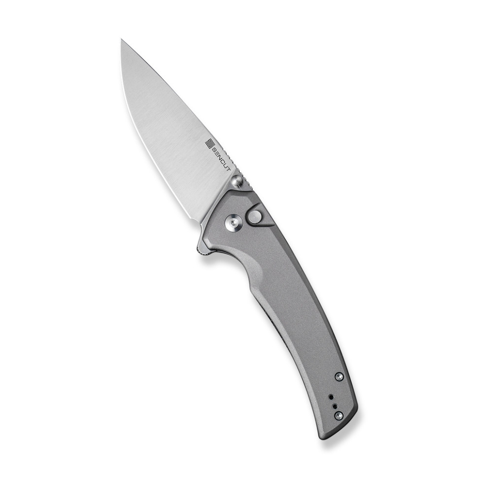 275954.970 Ніж складаний туристичний Sencut Serene, (8.8 см) D2 / Aluminum сірий - Зображення 1
