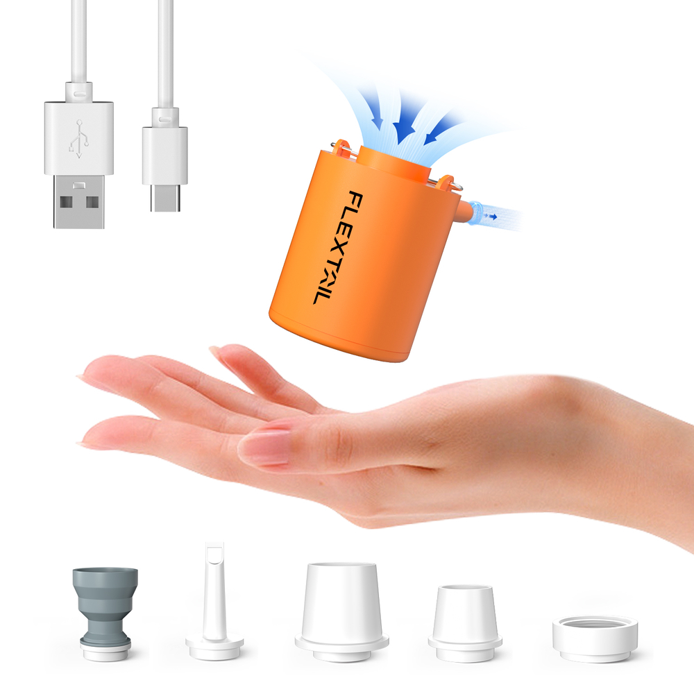 29 Насос кемпінговий Flextail Tiny Pump, помаранчевий - Зображення 1