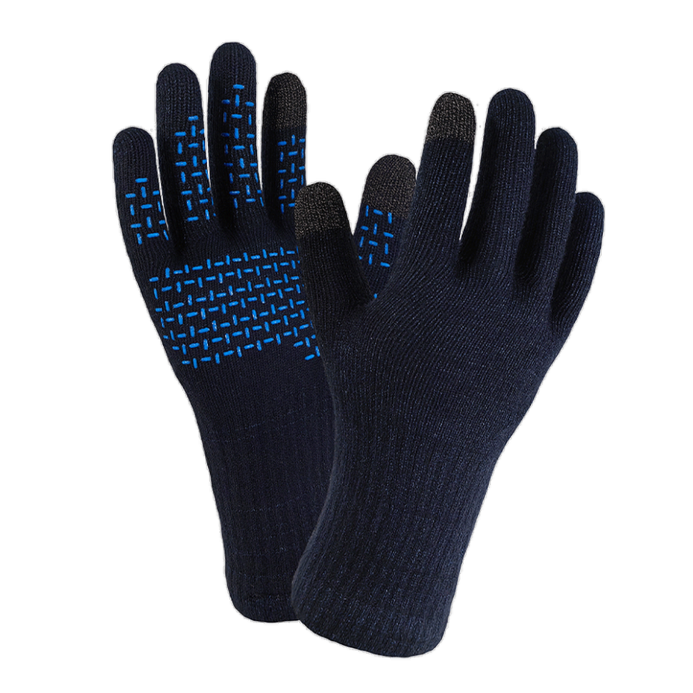 307686.970 Рукавички водонепроникні Dexshell ThermFit 3.0 Gloves, темно-блакитні, розмір S - Зображення 1
