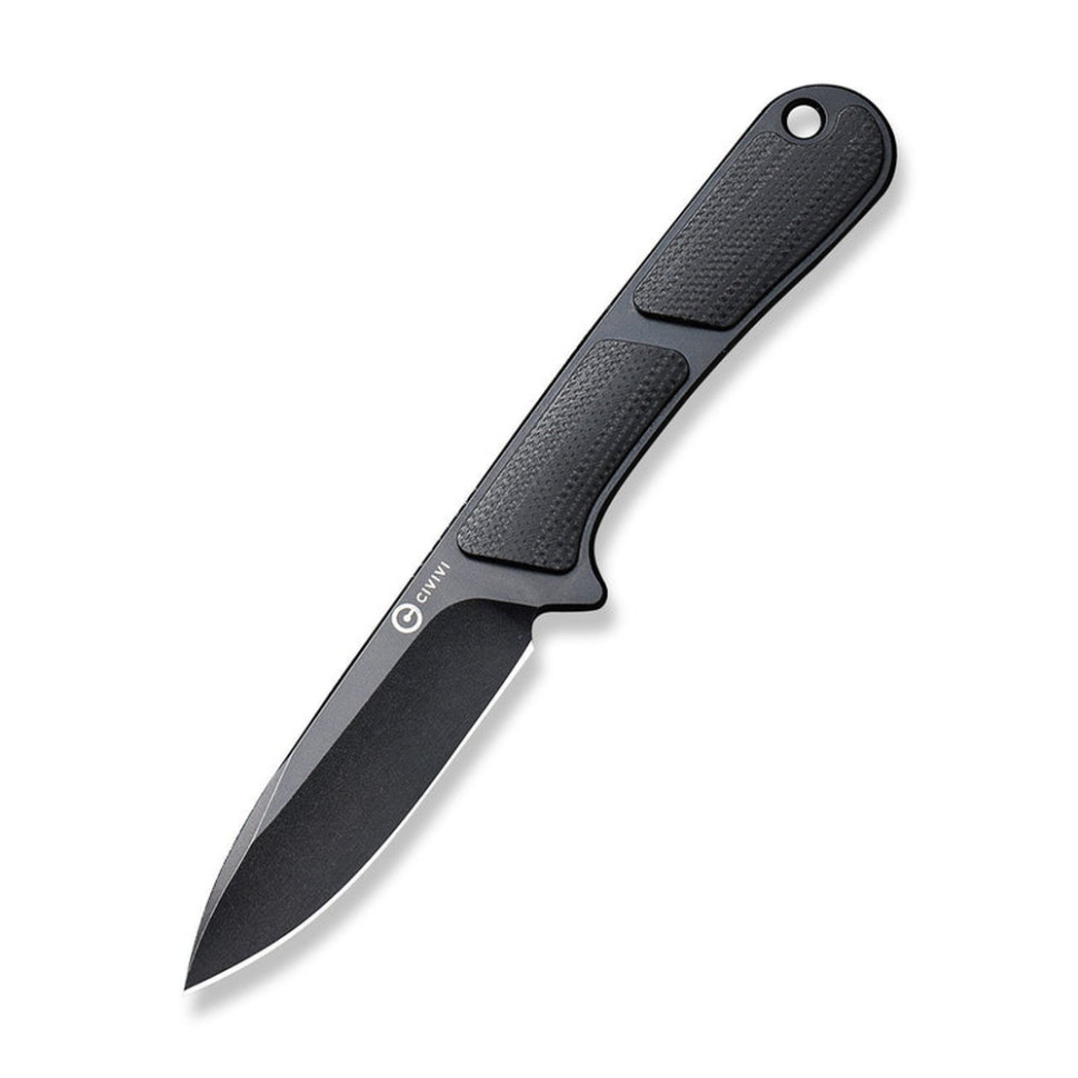 316147.970 Ніж фіксований тактичний Civivi Mini Elementum, (5.7 см) Nitro-V / G10 чорний - Зображення 1