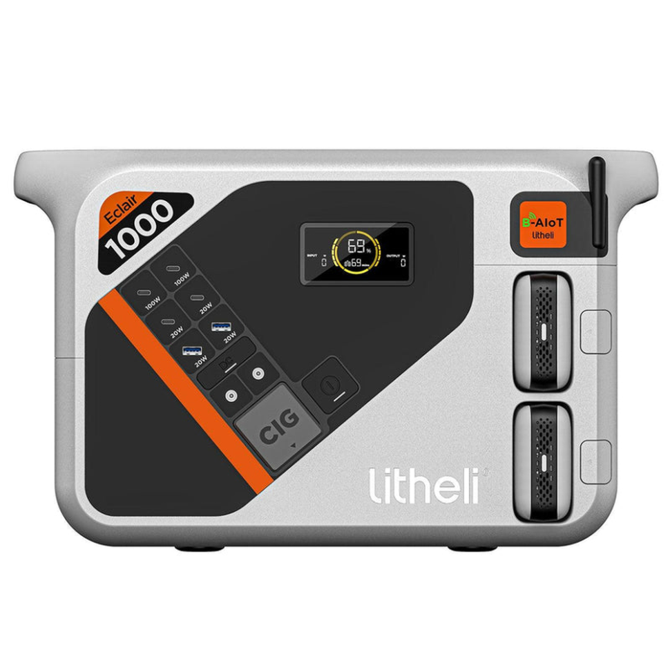 317152.970 Зарядна станція Litheli 1800 Вт, 1069 Вт·год, LiFePO4, + 2 Power Bank (U20EH17-0U200) - Зображення 1