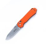 Ніж складаний туристичний Ganzo G7452 (9 см) 440С / G10 помаранчевий