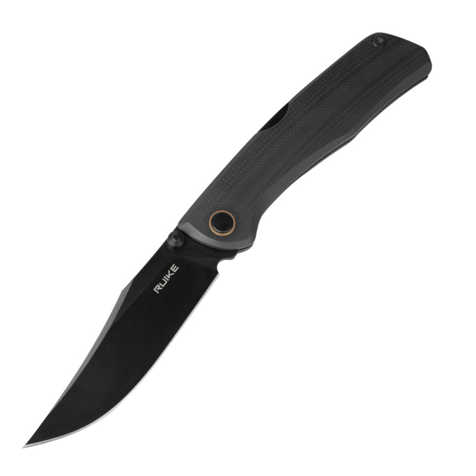 328422.970 Ніж складаний туристичний Ruike P882-B, (8.5 см) 12С27 / G10 чорний - Зображення 1
