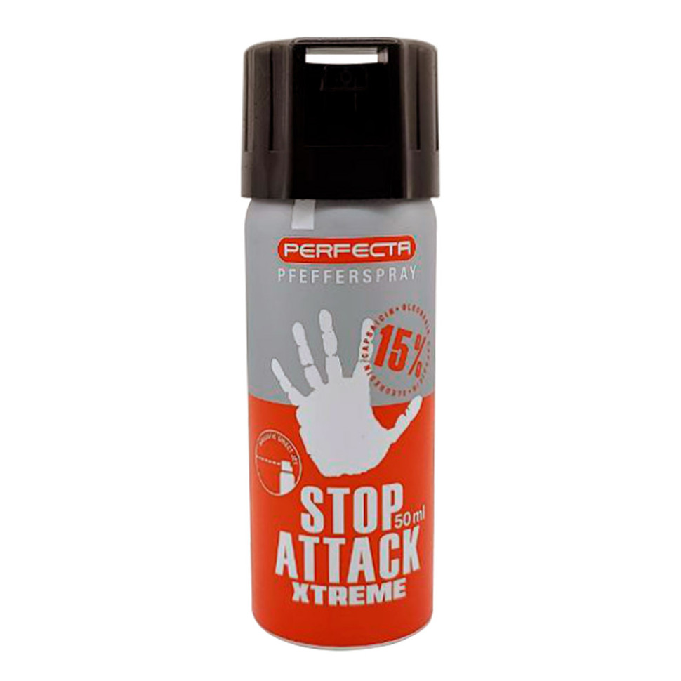 332296.970 Балончик газовий перцевий Umarex Perfecta Stop Attack Xtreme 15%, 50 мл, струменеве розпилення - Зображення 1