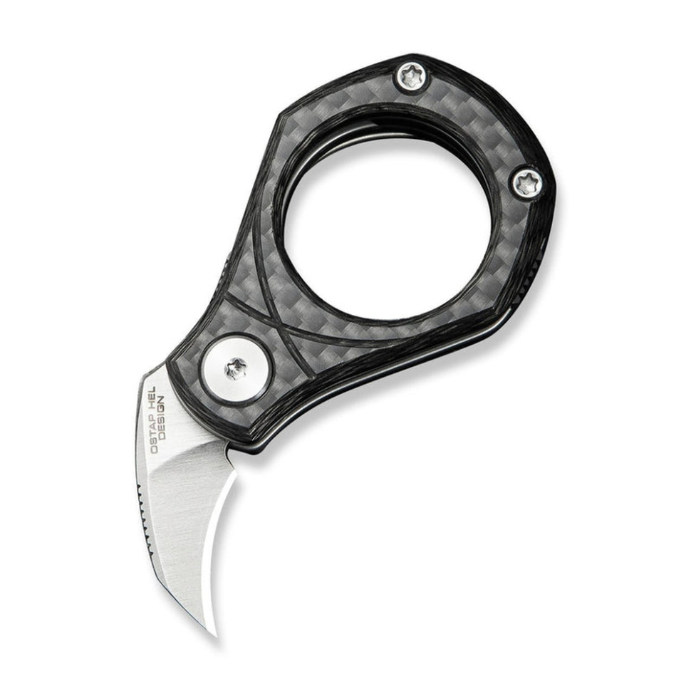 334626.970 Ніж складаний кишеньковий Civivi Pyrus, (1.6 см) 14C28N / Carbon Fiber темно-сірий - Зображення 1