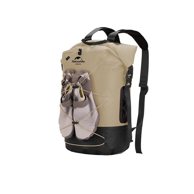 338258.970 Рюкзак водонепроникний Naturehike NH21FSB04, 40л, бежевий - Зображення 1