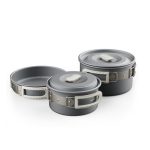 Набір посуду (2 каструлі, сковорідка) Naturehike CNK2450CF010, алюміній