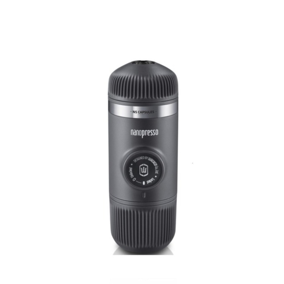 341108.970 Портативна еспресо-кавоварка Wacaco Nanopresso сіра, механічна, для меленої кави - Зображення 1