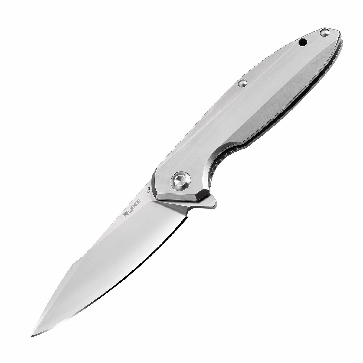 34137 Ніж складаний туристичний Ruike P128-SF, (9.3 см) 14C28N / 3cr14n сірий - Зображення 1