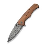 Ніж складаний туристичний Civivi Photonix, (9.4 см) Damascus / Guibourtia Wood