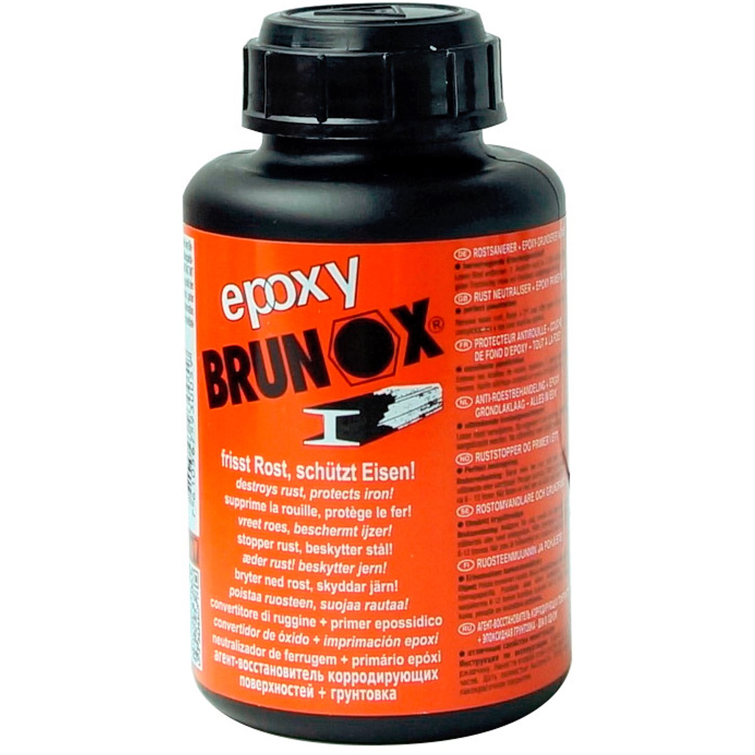 35034.jpg Перетворювач іржі та ґрунтовка з епоксидною смолою Brunox Epoxy 250 ml - Зображення 1