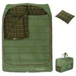 Спальний мішок двомісний із подушками Naturehike CNK2350WS019, зелений
