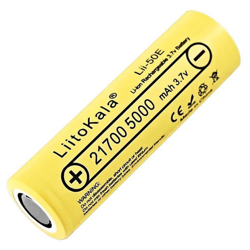 354956.970 Акумулятор LiitoKala Lii-50E 21700 5000mah battery - Зображення 1