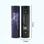 Акумулятор літієвий LiitoKala Type c-50T 21.5*77mm на 5000мАг