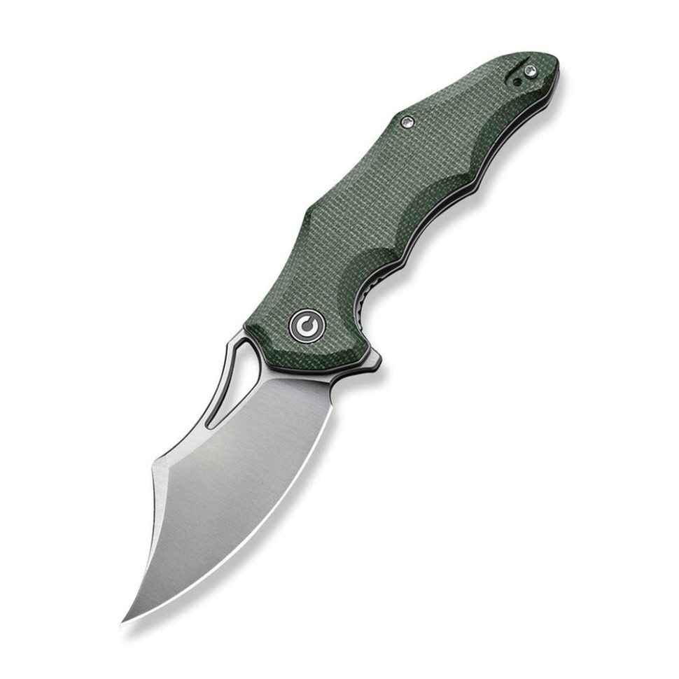 358026.970 Ніж складаний кишеньковий Civivi Chiro, (7.9 см) 14C28N / Micarta темно-зелений - Зображення 1