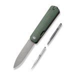 Ніж складаний кишеньковий Civivi Sendy, (7.2 см) Nitro-V / Micarta темно-зелений