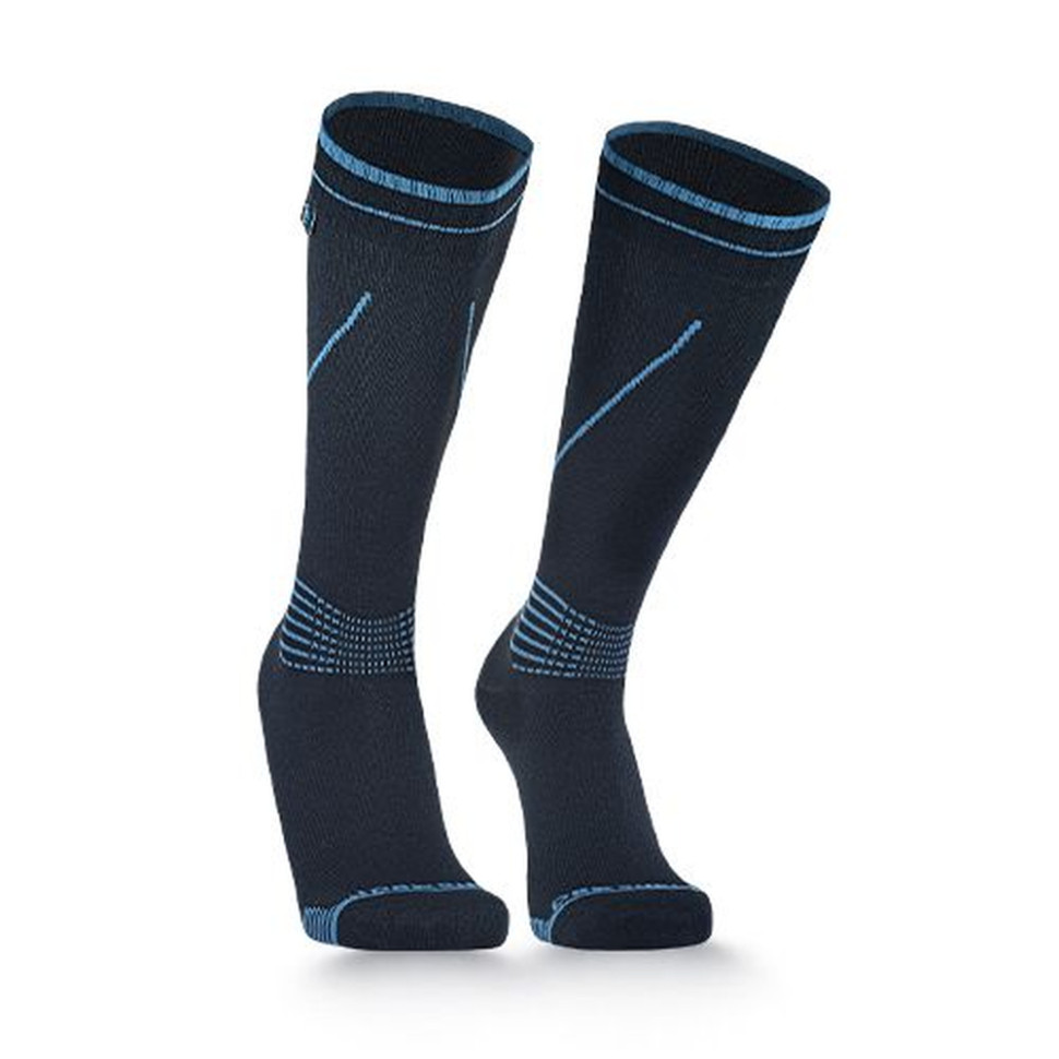 360882.970 Водонепроникні шкарпетки Dexshell Longlite Socks 2.0, блакитні полоски, розмір L (43-46) - Зображення 1