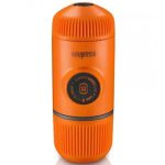 Портативна еспресо-кавоварка Wacaco Nanopresso помаранчева, механічна, для меленої кави