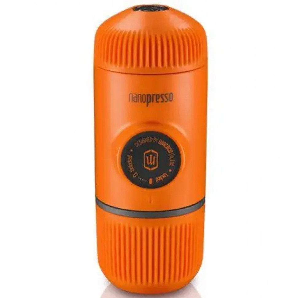 364010.970 Портативна еспресо-кавоварка Wacaco Nanopresso помаранчева, механічна, для меленої кави - Зображення 1