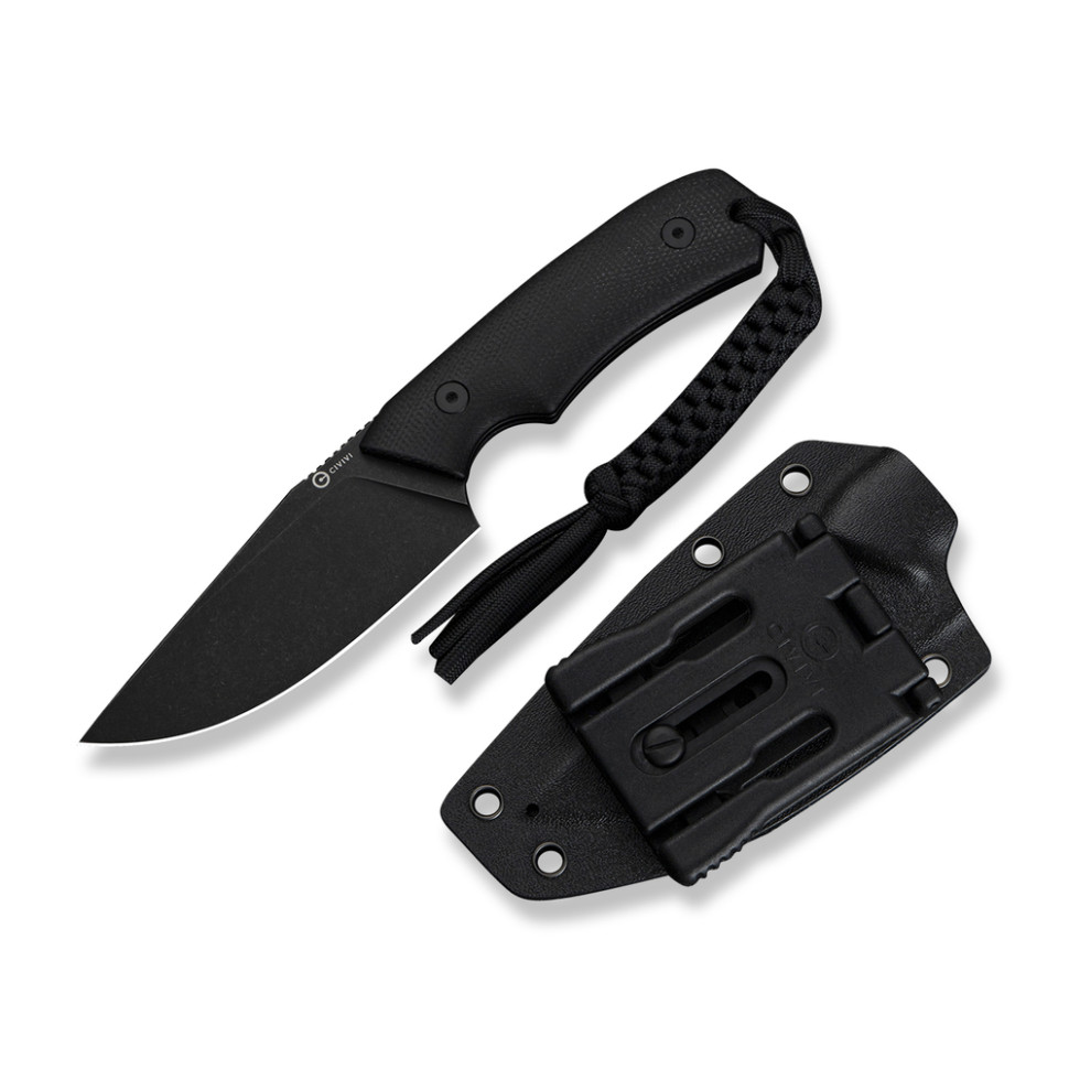 365289.970 Ніж фіксований тактичний Civivi Gander, (9.2 см) 14C28N / Micarta чорний - Зображення 1