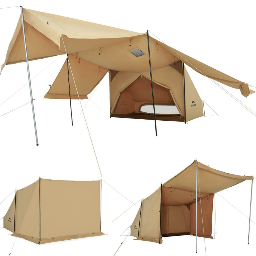 369175.970 Намет одномісний із тентом Naturehike CNK2450WS026, коричневий - Зображення 1