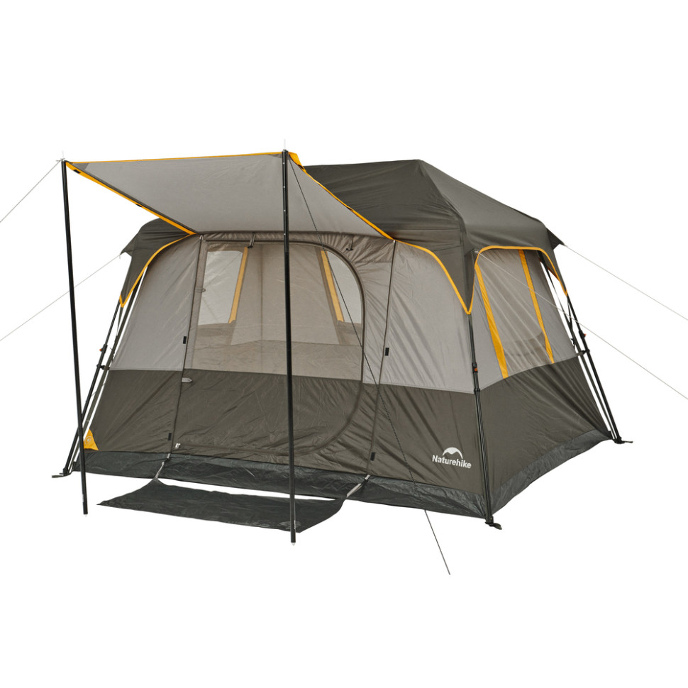 369385.970 Намет чотиримісний Naturehike Cape Series 5.2 CNK2450WS037, сіро-коричневий - Зображення 1