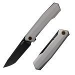 Ніж складаний туристичний Ruike P166-AК, (9.2 см) 14C28N / Aluminum сірий