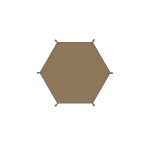 Підлога для тенту Naturehike CNK230WS014, коричнева
