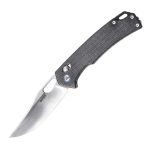 Ніж складаний туристичний SRM Retriever 9203-MB (9 см) 10Cr / Micarta чорний