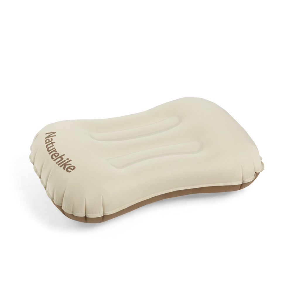 389135.970 Подушка надувна ультралегка Naturehike NH17T013-Z, 42х32 см, бежева - Зображення 1