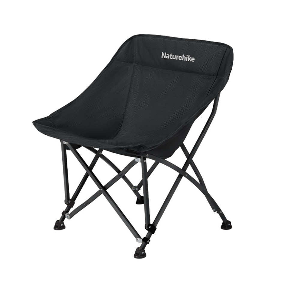 389279.970 Стілець складаний Naturehike Stellaluna T04 CNK2550JJ022, вуглецева сталь, чорний - Зображення 1