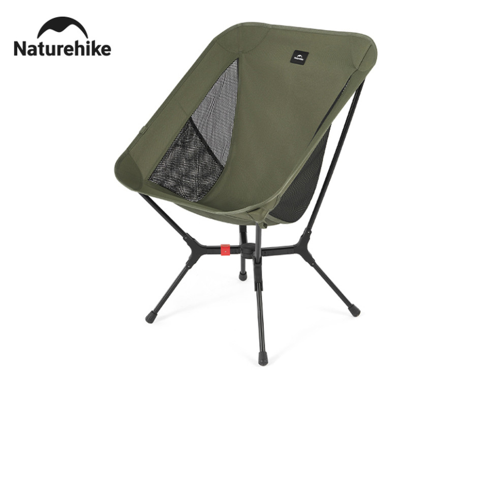 389325.970 Стілець складаний ультралегкий Naturehike CNK2550JJ013 Yamami YL01, розмір М, алюміній, оливковий - Зображення 1