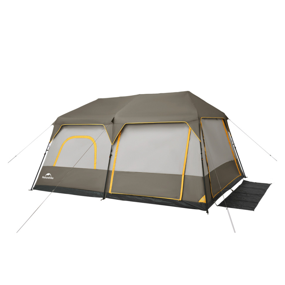 390254.970 Намет восьмимісний Naturehike Cape 13.1 CNK2450WS050 з швидким розкриттям, сіро-коричневий - Зображення 1