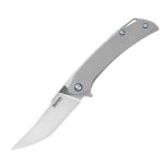 Ніж складаний туристичний SRM Asika, (9.9 см) 154CM / Titanium сірий