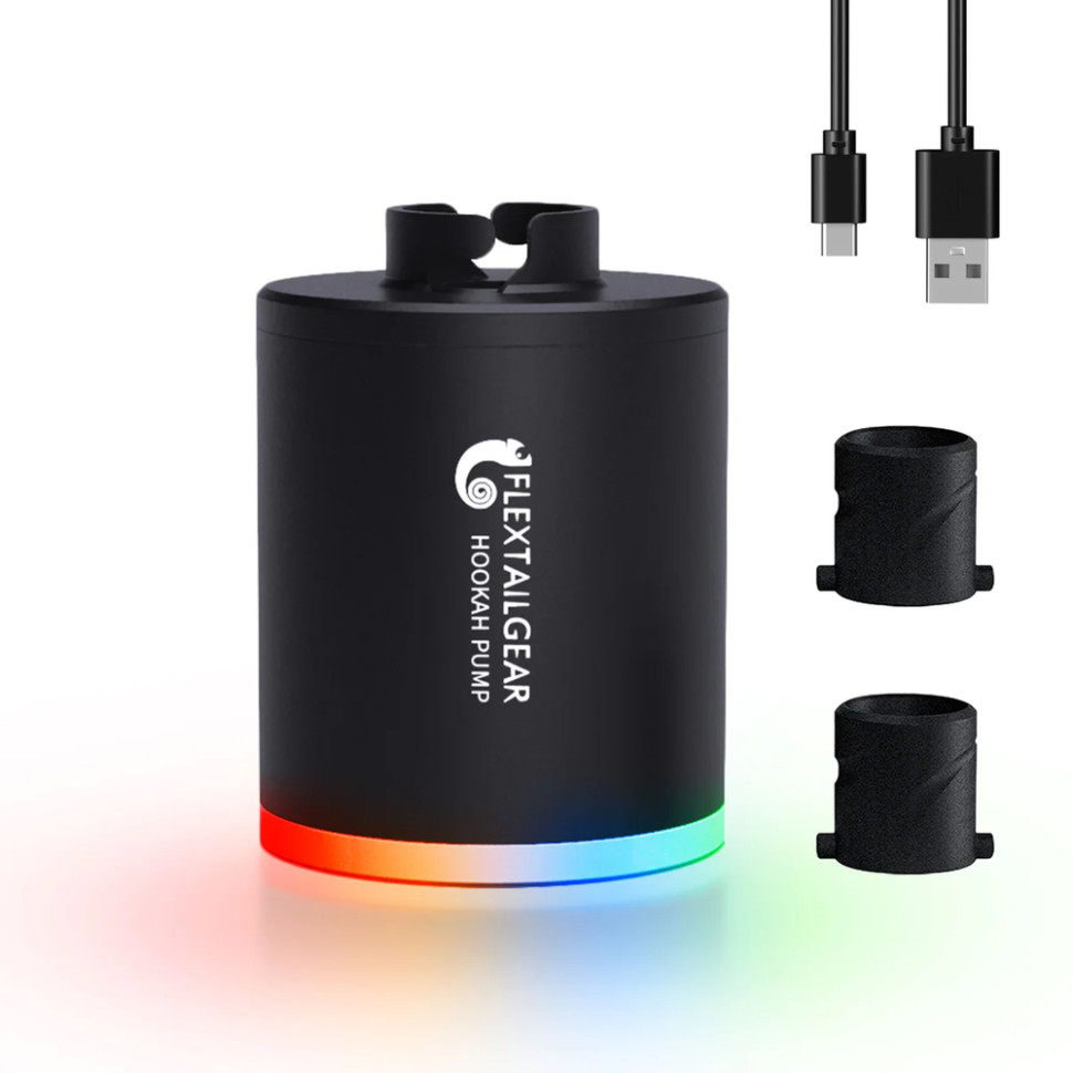 396283.970 Розкурювач для кальяну Flextail Hookah Pump, чорний - Зображення 1