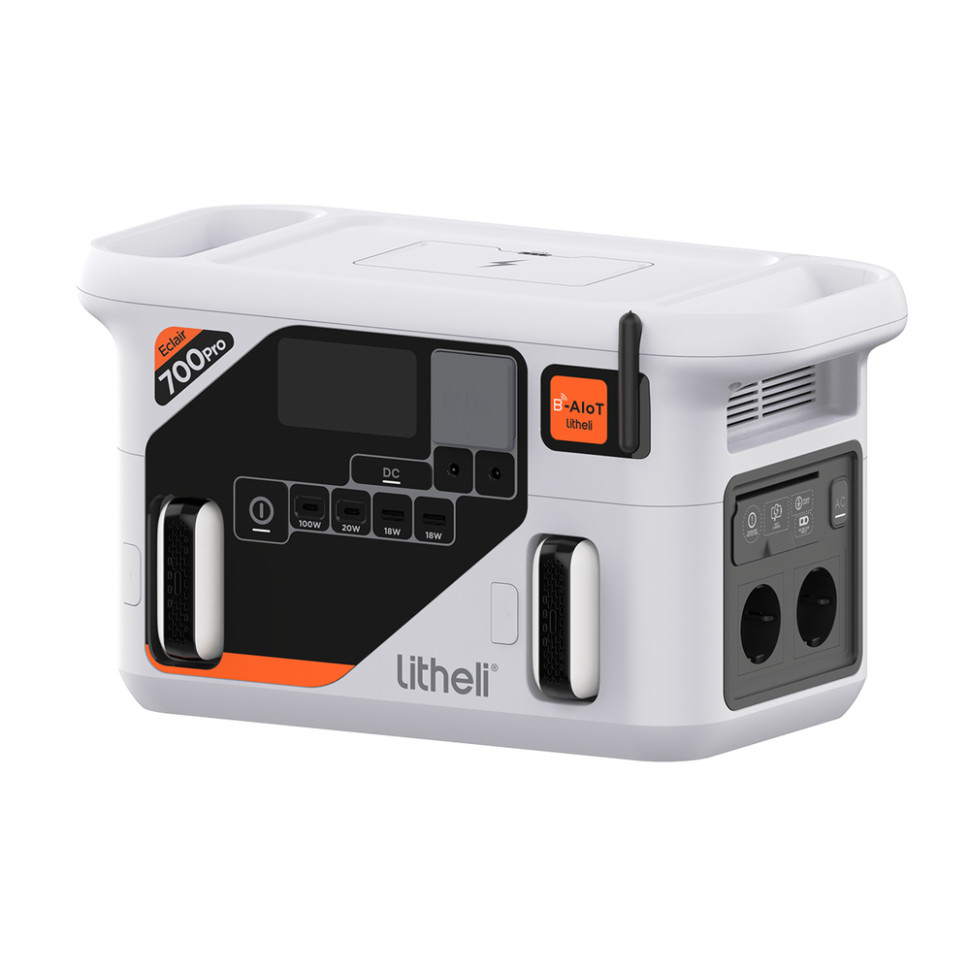 398728.970 Портативна зарядна станція Litheli 800 Вт, 724 Вт·год, LiFePO4 + 2 Power Bank - Зображення 1