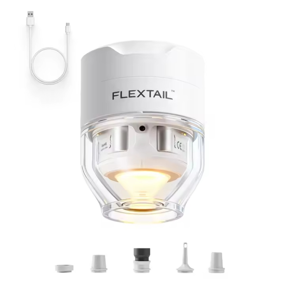 399126.970 Насос-ліхтар кемпінговий Flextail Tiny Pump 3X, білий - Зображення 1