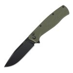 Ніж складаний туристичний SRM 221X-GP (9.2 см) 14C28N / G10 зелений