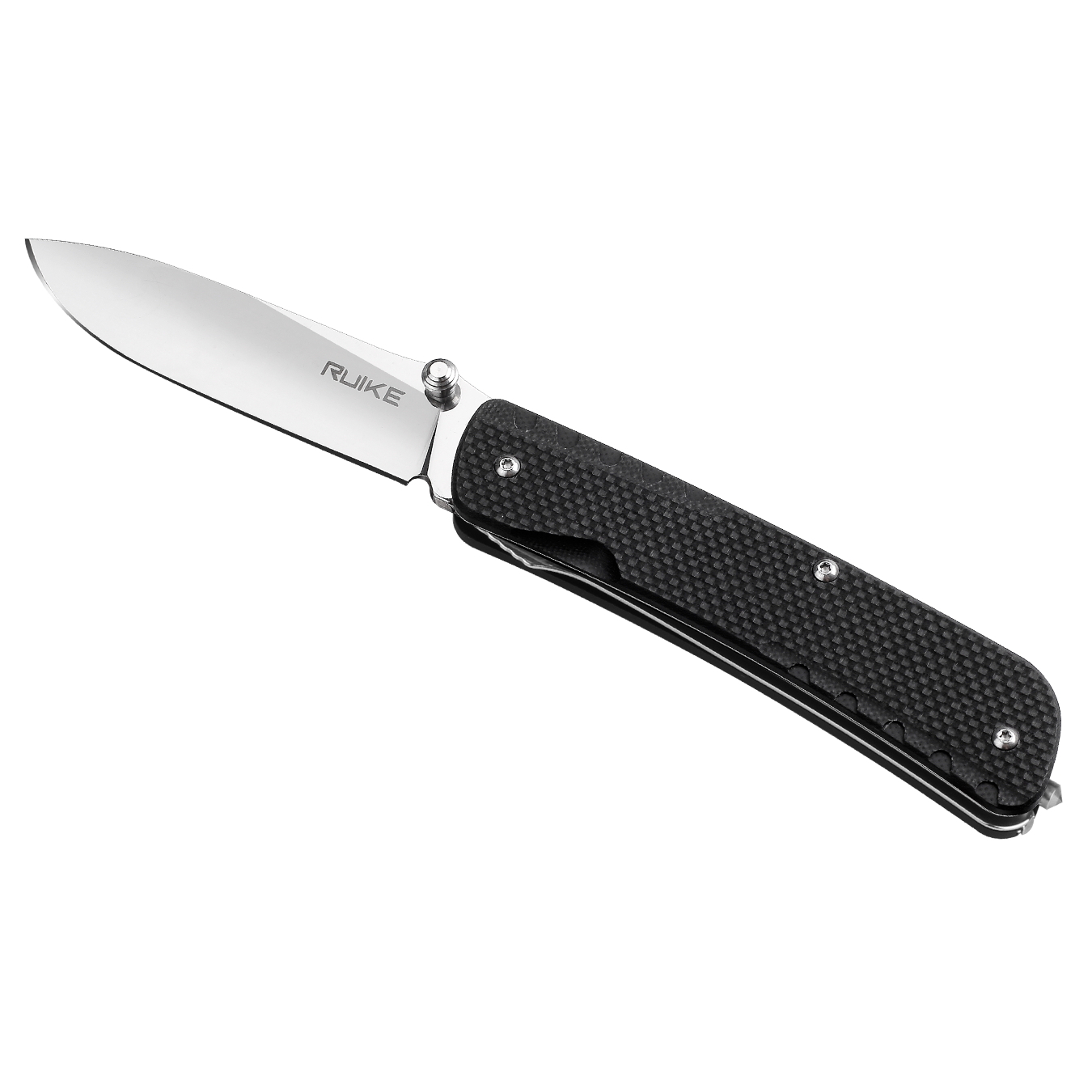 40305 Багатофункціональний ніж Ruike Trekker LD11-B, (8.5 см) 12C27 / G10 чорний, 3 інстр. - Зображення 1
