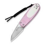 Ніж складаний кишеньковий Civivi Purr, (4.65 см) Nitro-V / G10 рожевий/білий