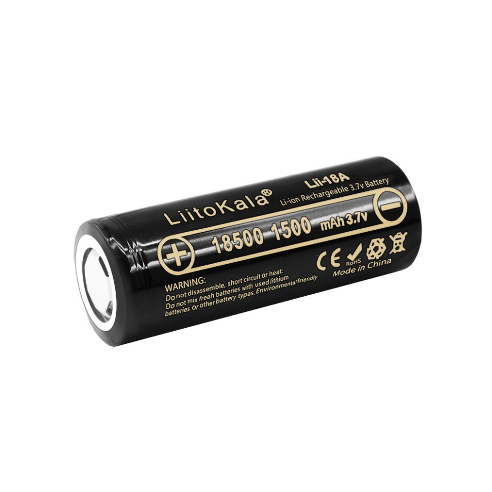 405269.970 Акумулятор LiitoKala Lii-18A-N 18500 1500mah battery - Зображення 1