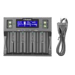 Універсальний  зарядний пристрій LiitoKala Lii-D4XL EU на 4 канали + автомобільний кабель