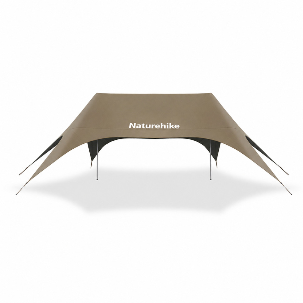 410093.970 Тент туристичний Naturehike Cloud Skies Tarp Lite CNK2650WS023, 960 х 485 х 260 см, темно-коричневий - Зображення 1