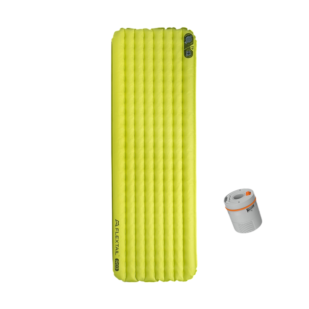 43-Photoroom Килимок самонадувний Flextail Tiny Slleeping Pad, R03 AVS, розмір L (196 х 65 х 7 см), зелений - Зображення 1