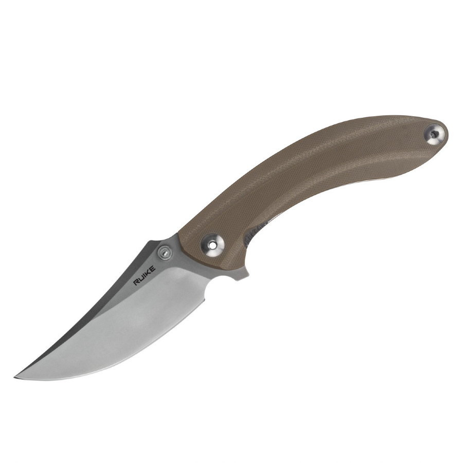 46746.900x0.jpg Ніж складаний туристичний Ruike P155-W, (9 см) 14C28N / G10 пісочний - Зображення 1