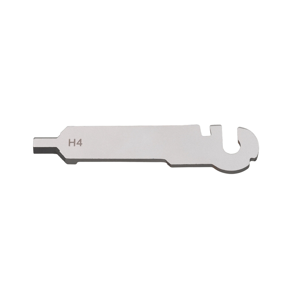 4mm-hex-wrench-short-2-slots-465536 Змінний інструмент FTS2-1 до мультитула Roxon Flex S804 (шестигранний ключ 4 мм) - Зображення 1